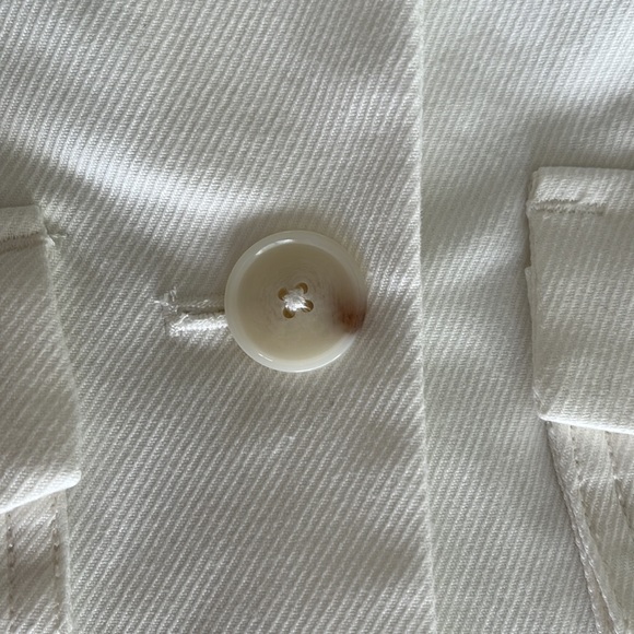 Anthropologie Jacket Fully Lined White Size 2 - Picture 9 of 16